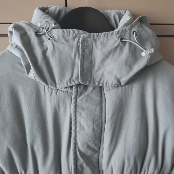 ASOS WHITE boxy puffer jacket with concealed hood (M) - Picture 6 of 15
